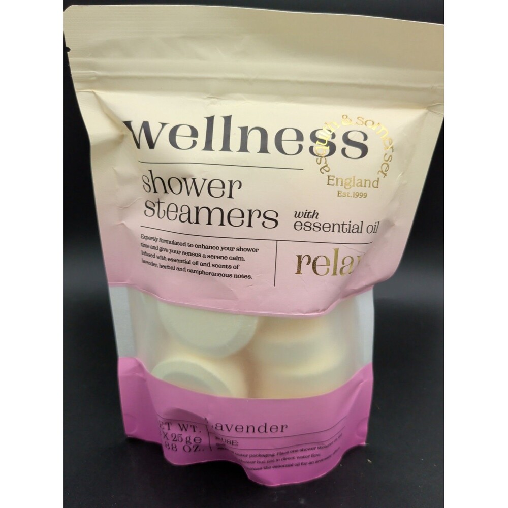 Asquith & Somerset Relax LAVENDER Scented Shower Steamers 12 Pack New, Sealed
